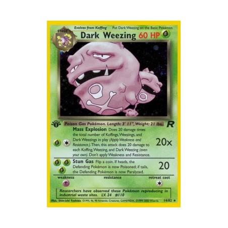 Dark Weezing (TR 14) - Team Rocket - ENG