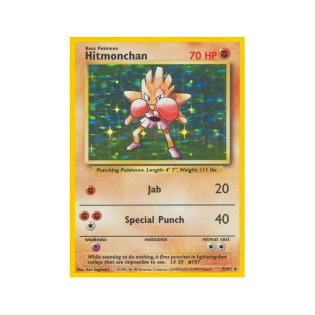 Hitmonchan (BS 7) - Base Set - NL/DUTCH