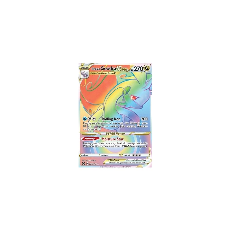 Hisuian Goodra VSTAR (LOR 202) - Lost Origin - Eng