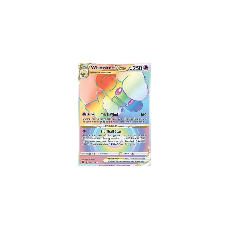 Whimsicott VSTAR (BRS 175) - Brilliant Stars - Eng