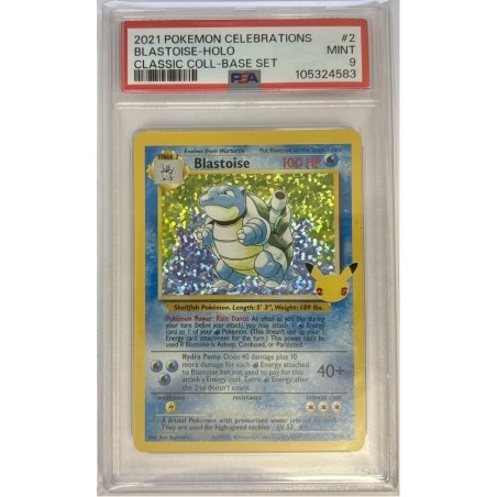 Blastoise - CEL BS 2 - Celebrations - PSA 9 - ENG