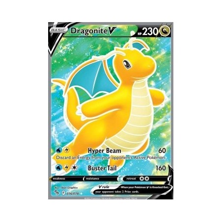 Dragonite V (PGO 076) - Pokémon Go -  Eng