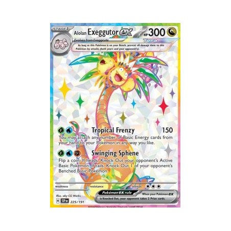 Alolan Exeggutor ex (SSP 225) - Surging Sparks - Eng