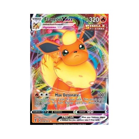 Flareon VMAX (EVS 018) - Evolving Skies - Eng