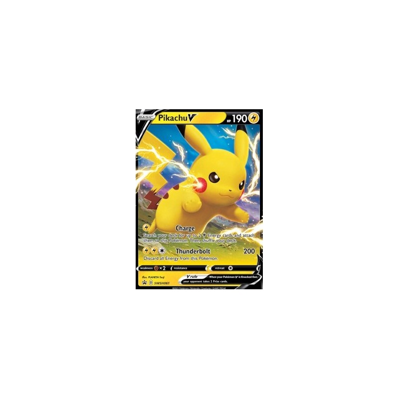 Pikachu V (SWSH 061) - Sword & Shield Promo's - Eng