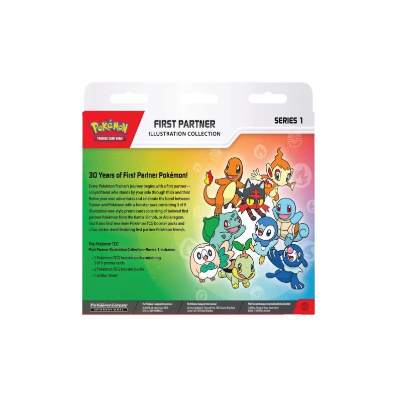 Pokémon First Partner Illustration Collection Series 1 - Eng
