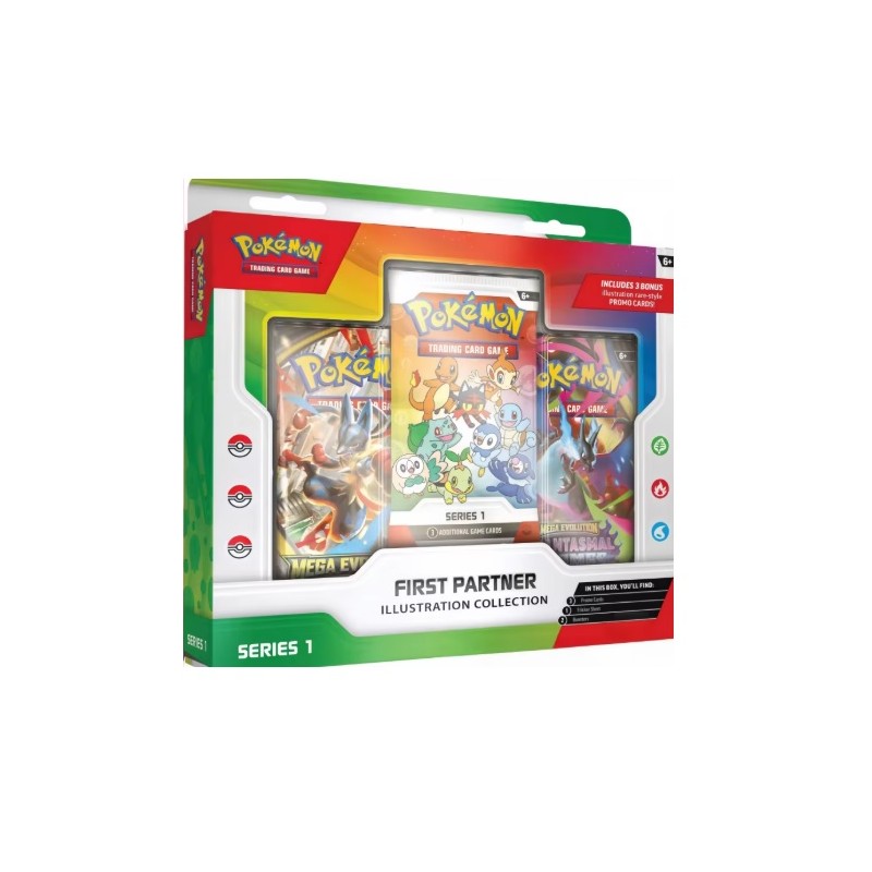Pokémon First Partner Illustration Collection Series 1 - Eng
