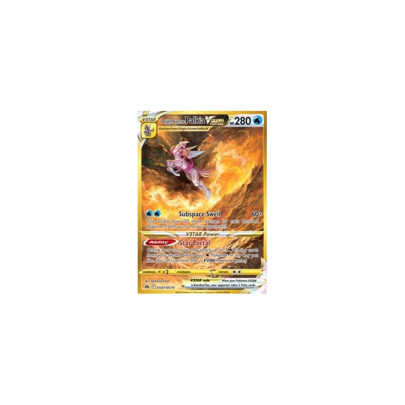 Origin Forme Palkia VSTAR (CRZ GG67) - Crown Zenith - Eng