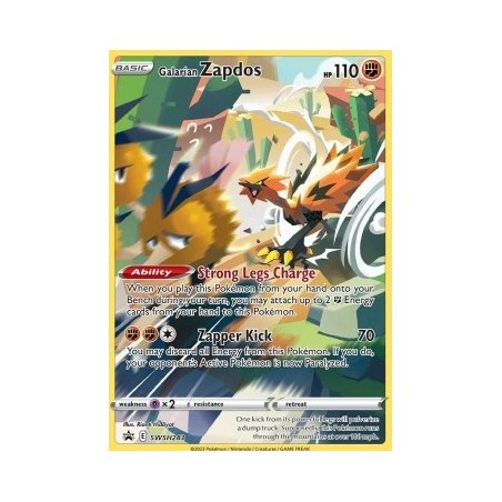 Galarian Zapdos (SWSH 283) - Sword & Shield Promo's -  Eng