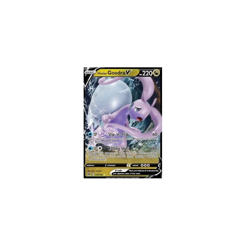 Hisuian Goodra V (LOR 135) - Lost Origin - Eng