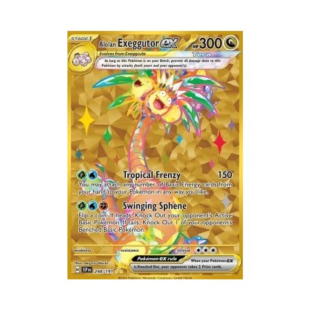 Alolan Exeggutor ex (SSP 248) - Surging Sparks - Eng