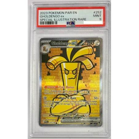 Gholdengo Ex - Paradox Rift - PAR 252 - PSA 9 - ENG