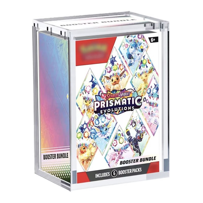 Magnetic Pokemon  - Booster Bundle Acrylic Case 8mm Thick