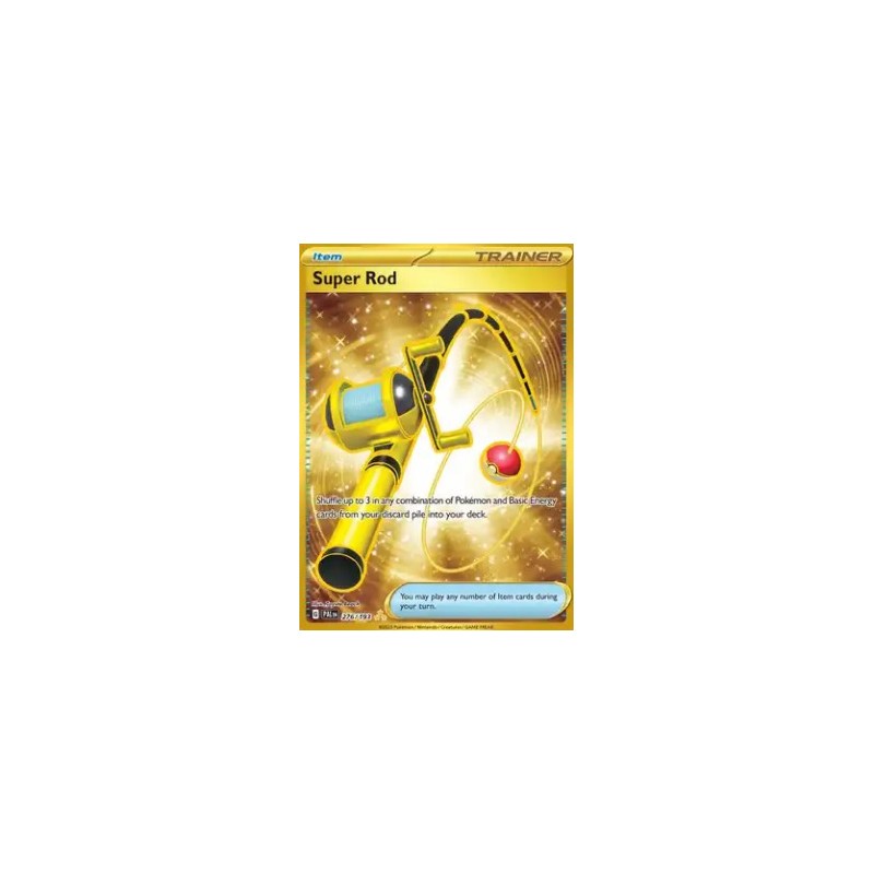 gold super rod pokemon card Super Rod Gold 276/193