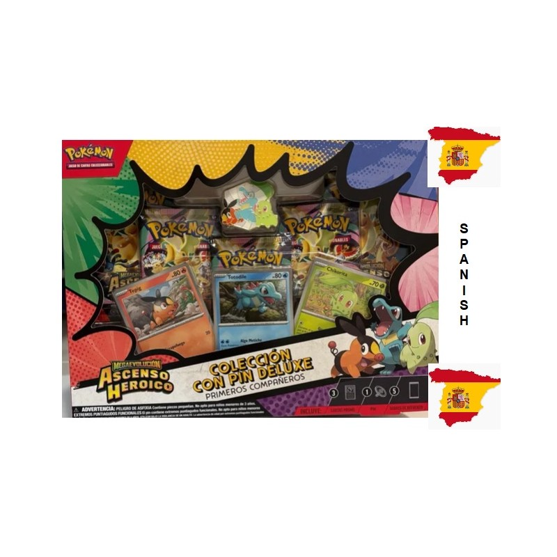 Pokémon - Ascenso Heroico - Coleccion Con Pin Deluxe - SPANISH