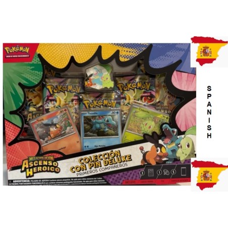 Pokémon - Ascenso Heroico - Coleccion Con Pin Deluxe - SPANISH