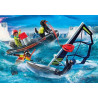 PLAYMOBIL City Action Rescue at sea: polar glider rescue with rubber tug - 70141