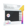 GAMEGENIC - 100 MATTE SLEEVES BLACK 66X91