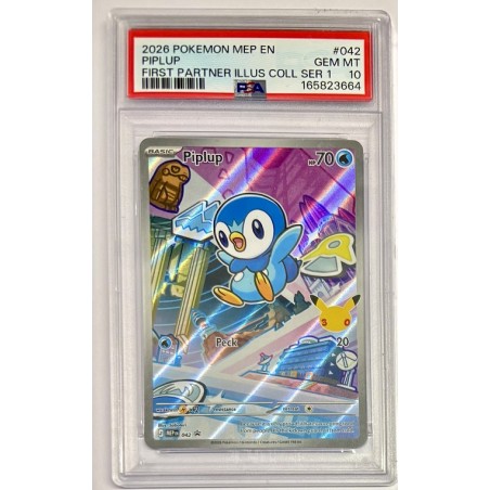 Piplup (MEP 042) - Mega Evolution Promo's - PSA 10  -  Eng