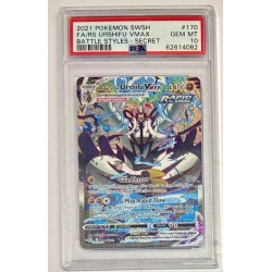 Rapid Strike Urshifu Vmax - BST 170 - Battle Styles - PSA 10 - Eng
