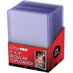 Ultra Pro - Toploader - 3" x 4" Clear Regular (25 pieces)