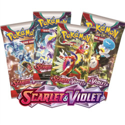 4 x Pokémon Scarlet and Violet boosterpack